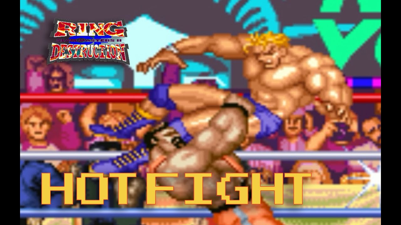 Gunloc in Trouble - Ring of Destruction: Slam Masters II - Haggar Dominates Gunloc