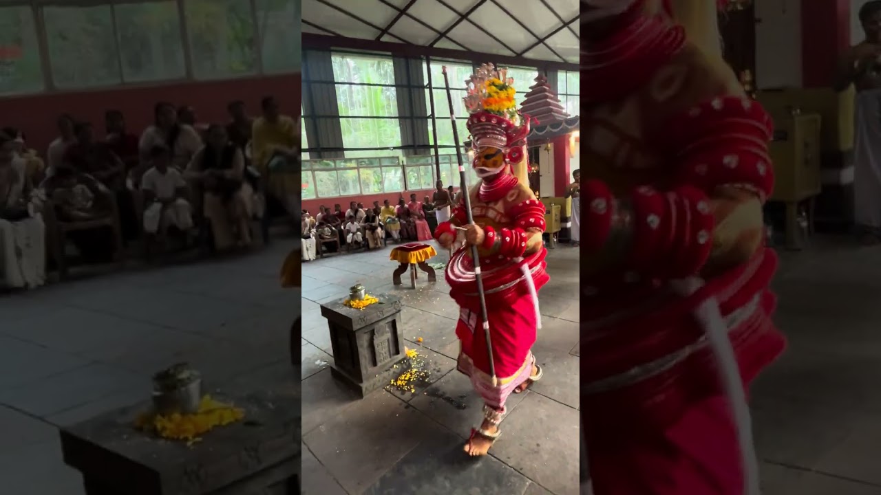 Kerala’s famous festival “Theyyam”…also called as muthappan #theyyam #festival #god 