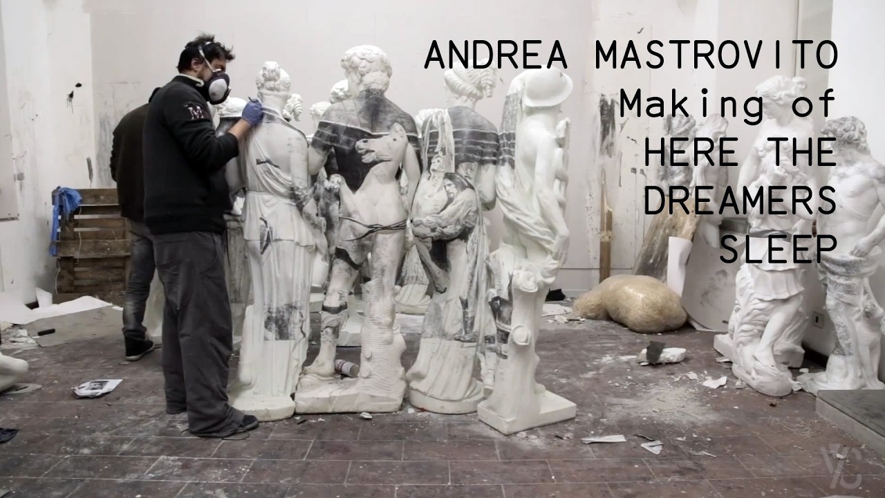 ANDREA MASTROVITO | HERE THE DREAMERS SLEEP - making of | ANDERSEN MUSEUM, ROME | 2015