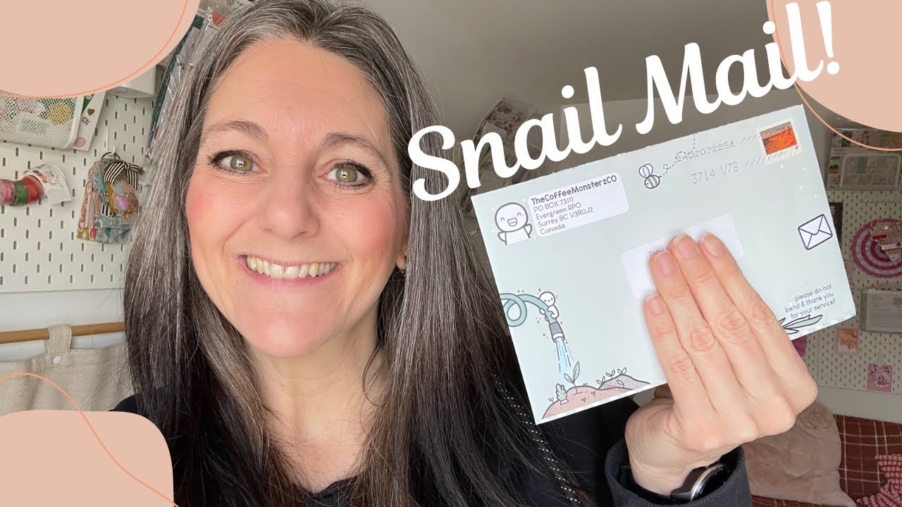 NEW! TheCoffeeMonsterzCo SNAIL MAIL SUBSCRIPTION UNBOXING & DIY STICKER STORAGE