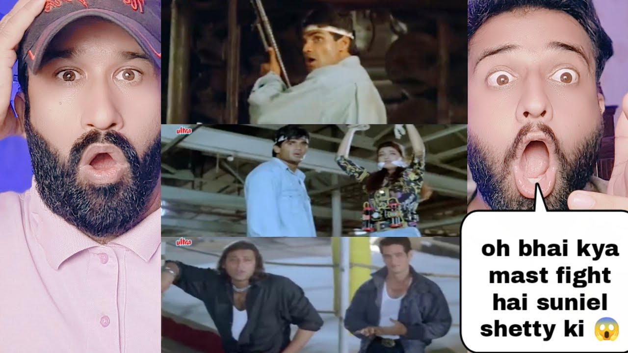 Suniel Shetty Best Action Fight Scene | Pakistani Reaction |