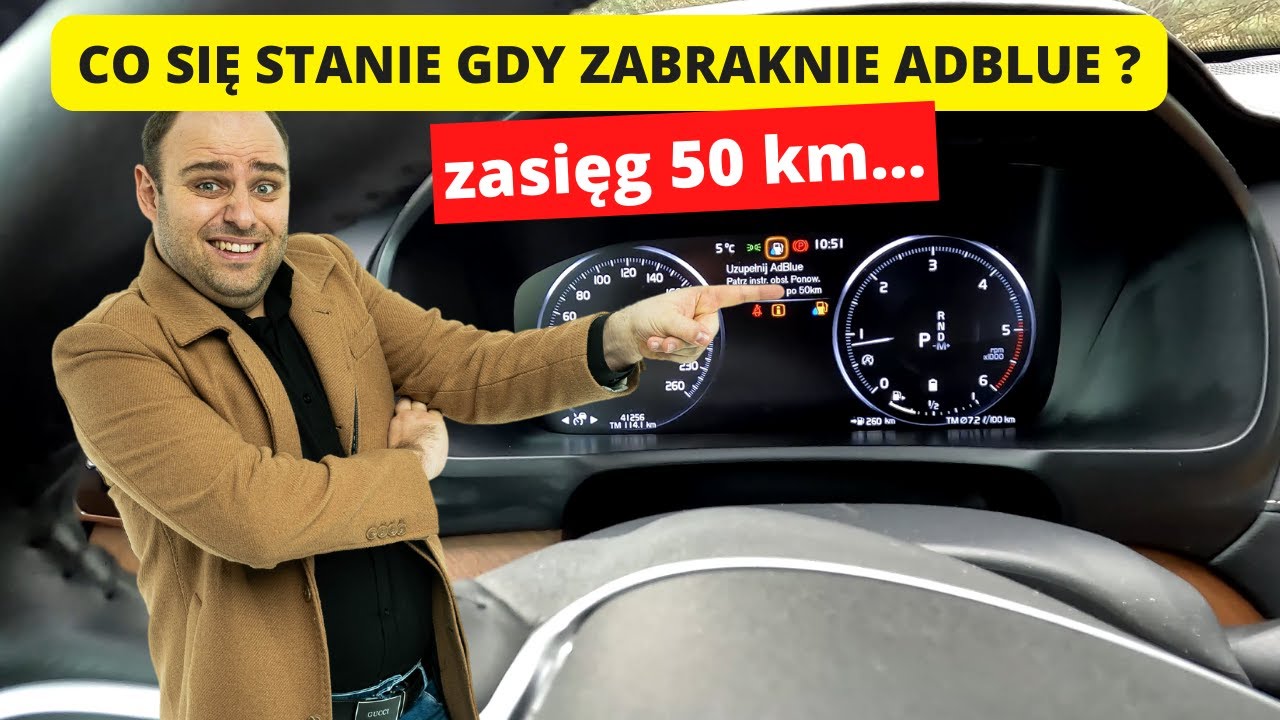 Co się stanie gdy zabraknie ADBLUE? Zasięg 50 km.... do dzieła!