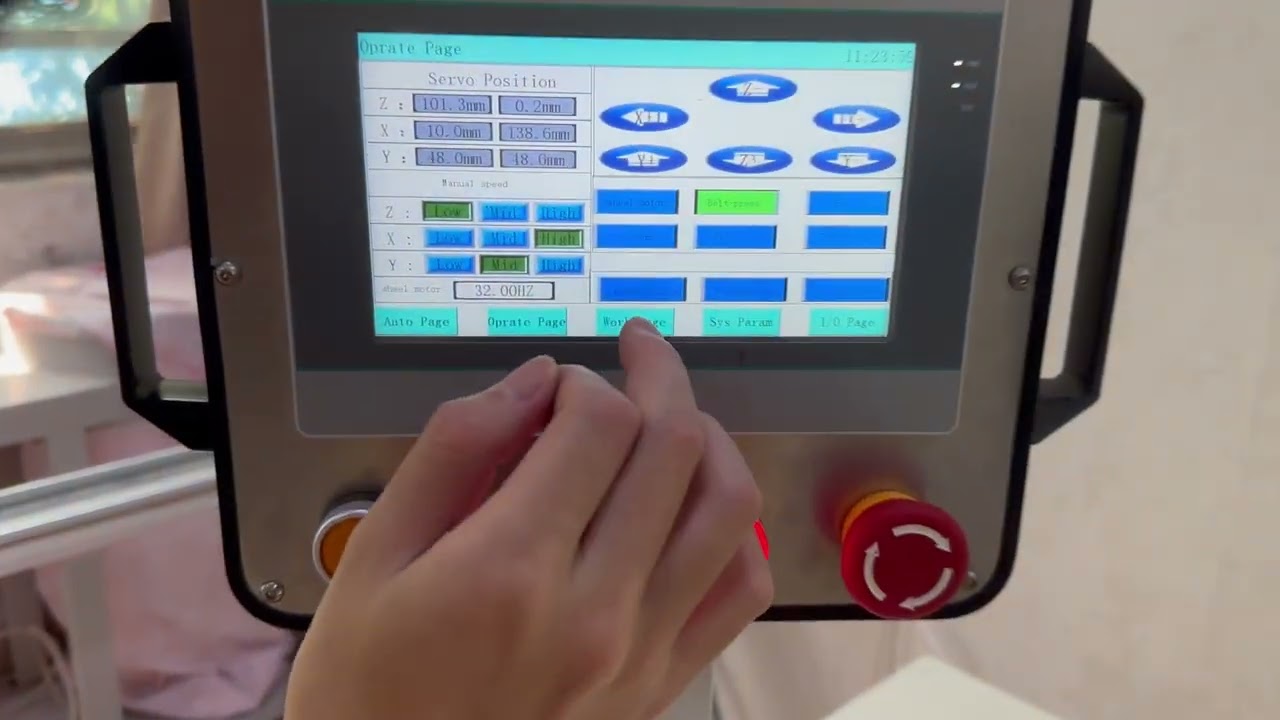 Complete operation video of double-sided timing belt teeth milling machine (in English)