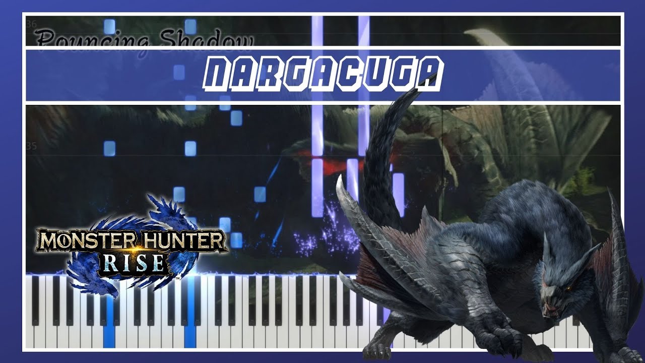 Nargacuga, Red Glare in the Darkness - Monster Hunter Rise || Piano Arrangement
