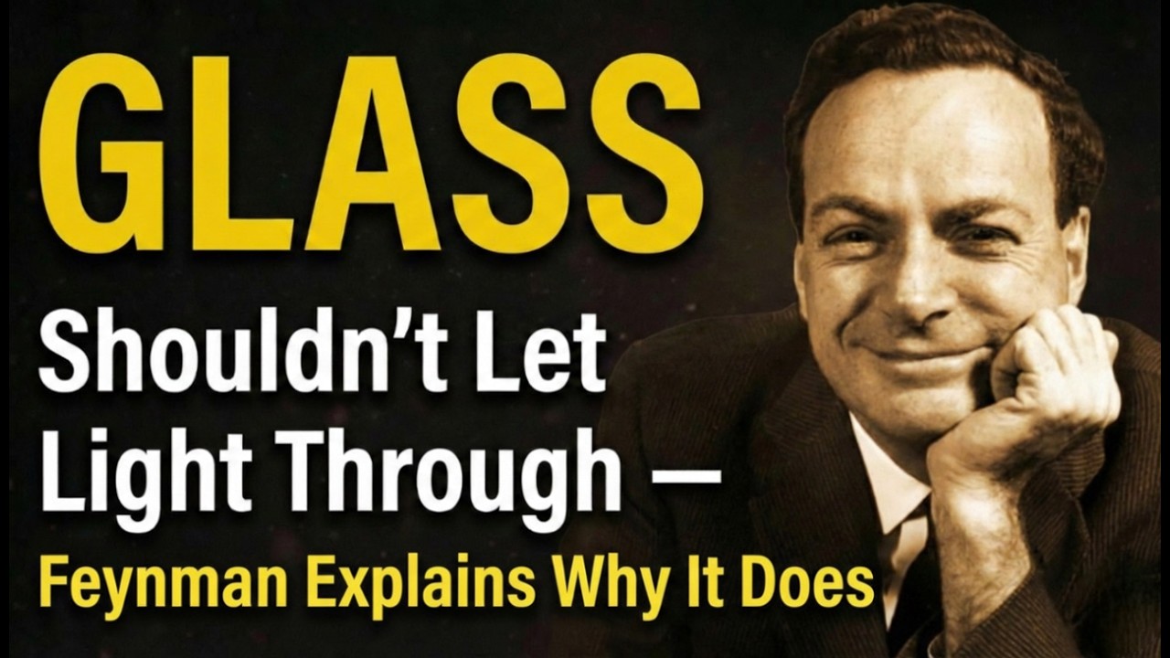 GLASS Shouldn't Let Light Through — Feynman Explains Why It Does