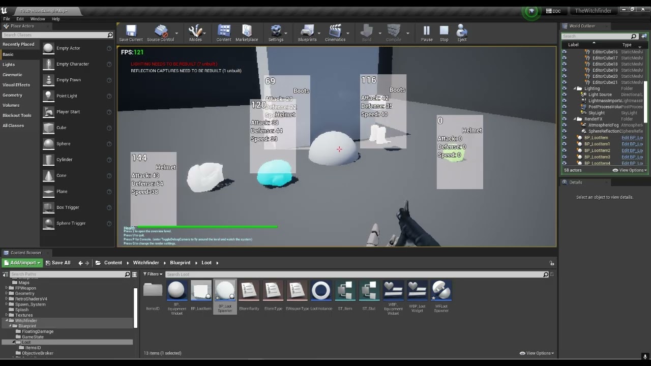 Witchfinder Prototype Loot System
