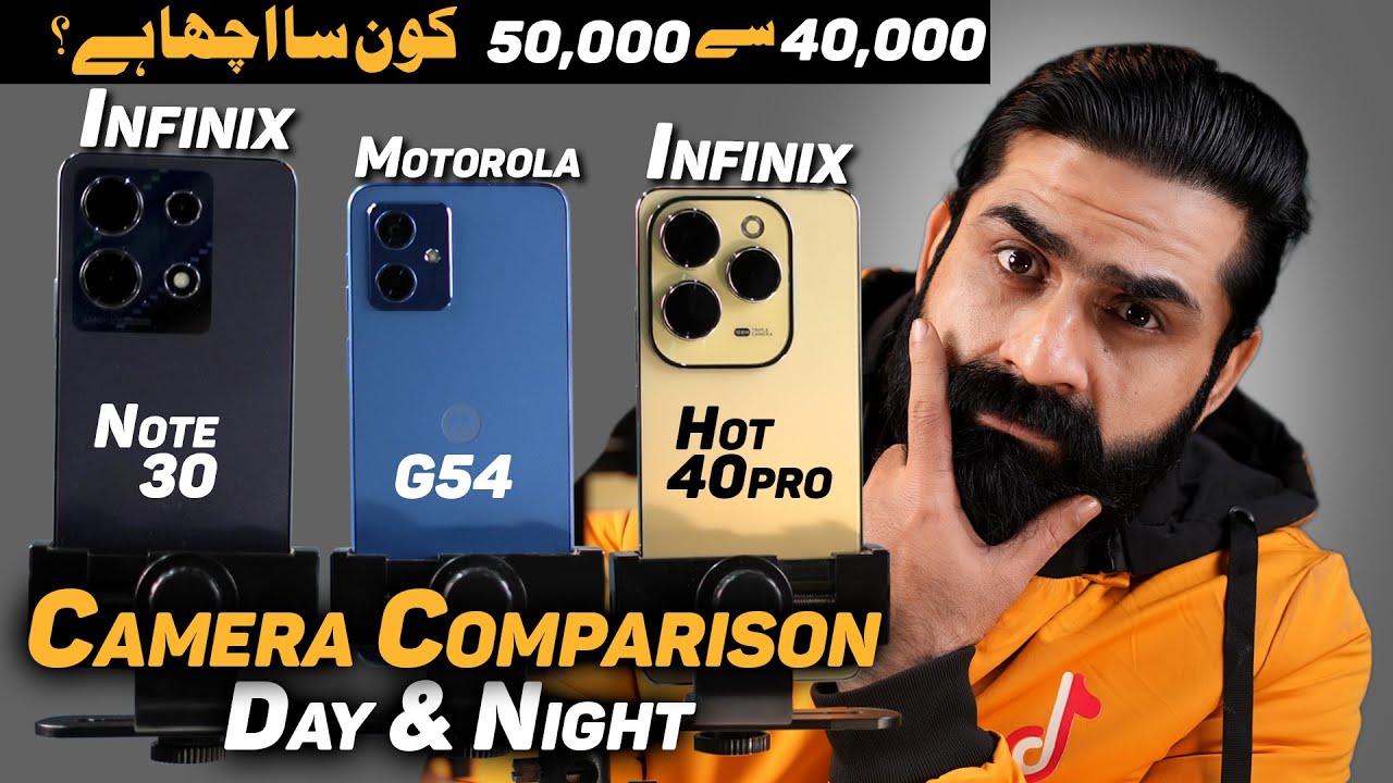Camera Test Battle: Moto G54 vs Infinix Note30 vs Hot40pro | Best Camera SmartPhone 40k to 50k ?