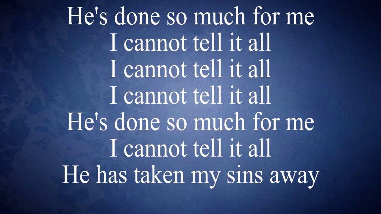 Jesus I'll Never Forget