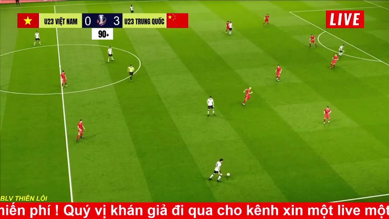 🔴Trực Tiếp || U23 Việt Nam vs U23 Trung Quốc | 22h30 - 20/1 U23 châu Á ||Simulation Video Games
