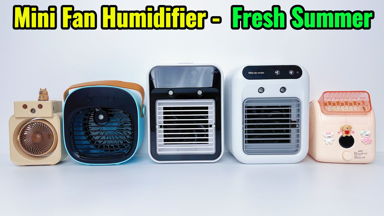 Mini Fan Humidifier - Air Conditioner Water Spray Fashion Fan | Unboxing And Review