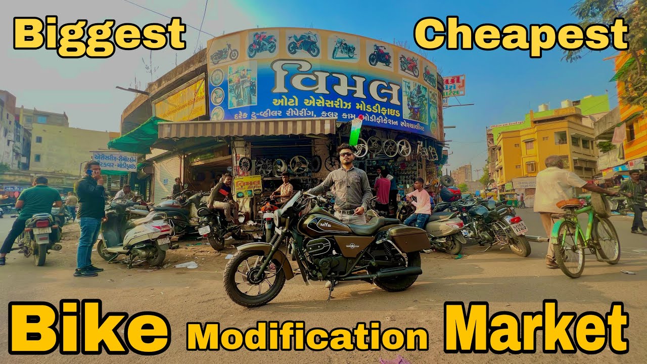 Biggest & Cheapest Bike modification market | Avenger Full modification & Cost | @SezuUniverse