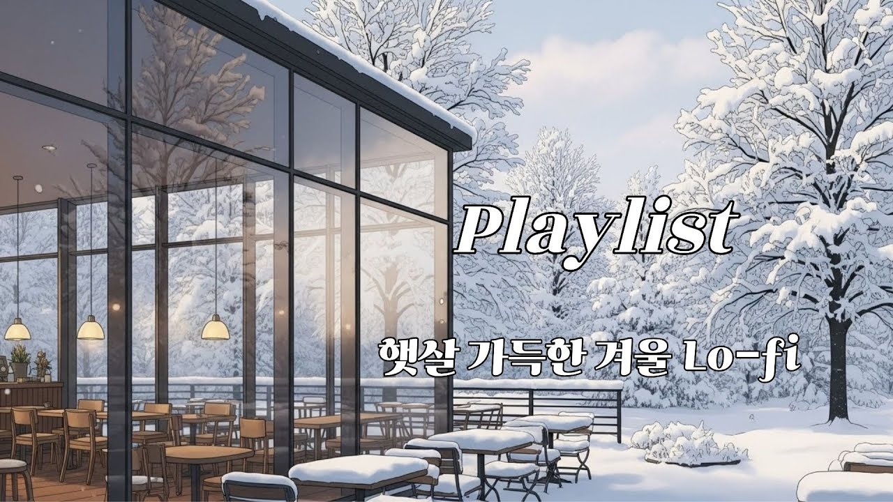 겨울 낮, 카페 로파이 ☕ 햇살 가득한 집중·휴식 음악