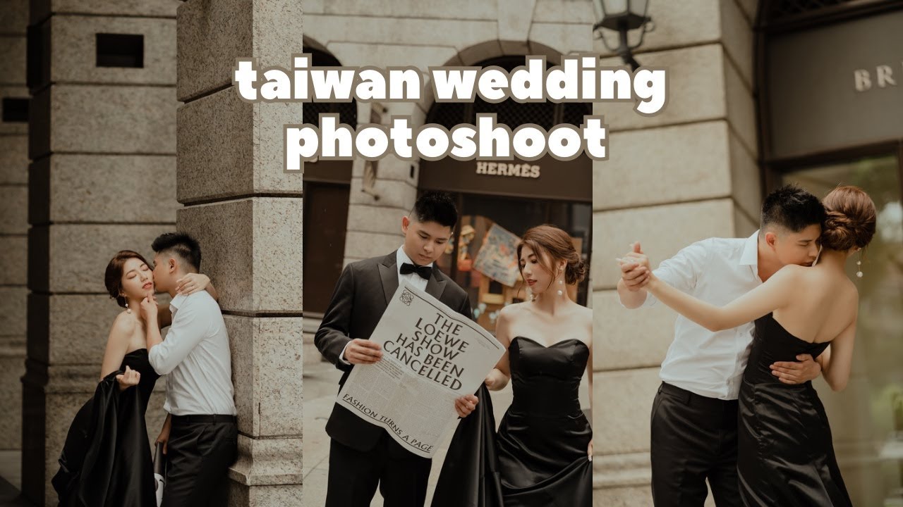 our wedding photoshoot in taiwan