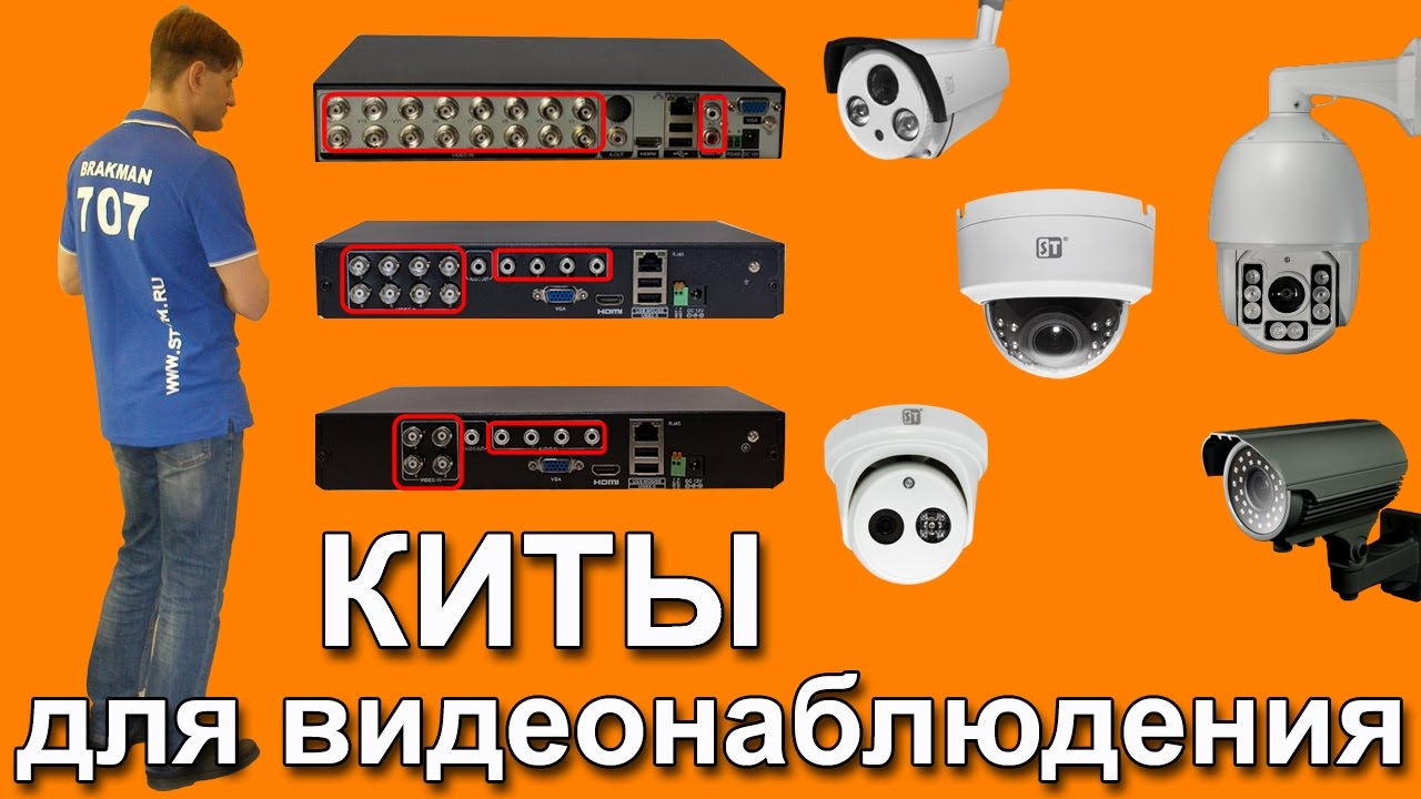 Киты для видеонаблюдения
