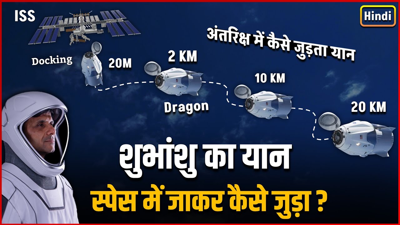 शुभांशु शुक्ला का यान अंतरिक्ष स्टेशन से कैसे जुड़ा | Shubhanshu Shukla Spacecraft Docking Process