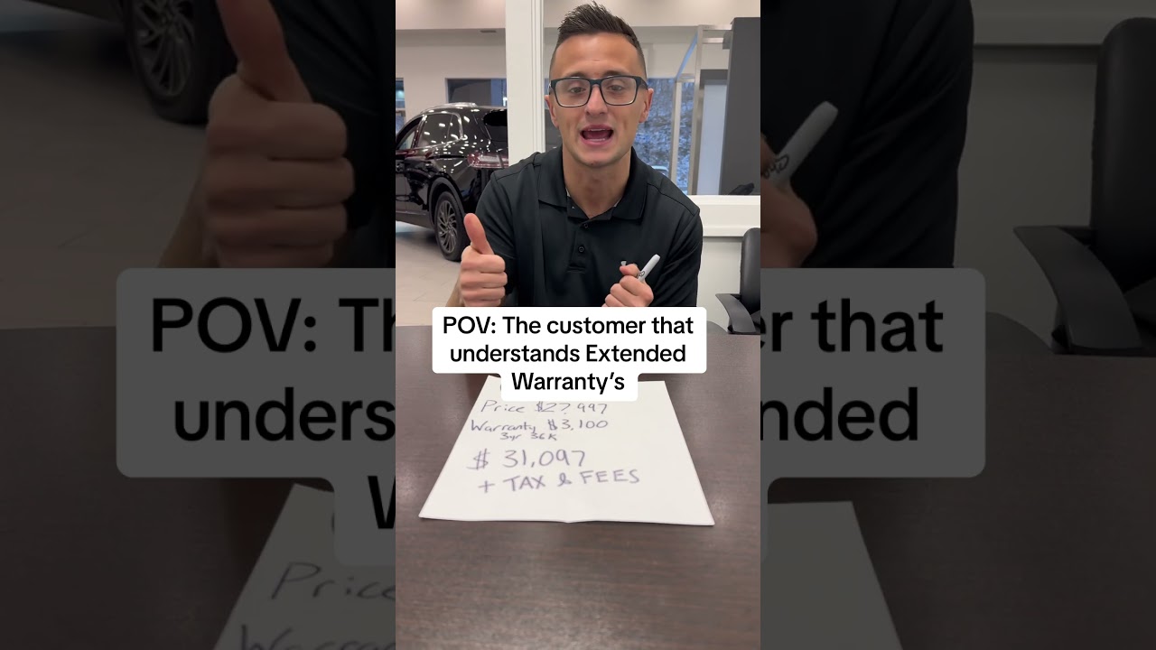 Best type of extended warranty to buy #car #carsalesman #automobile
