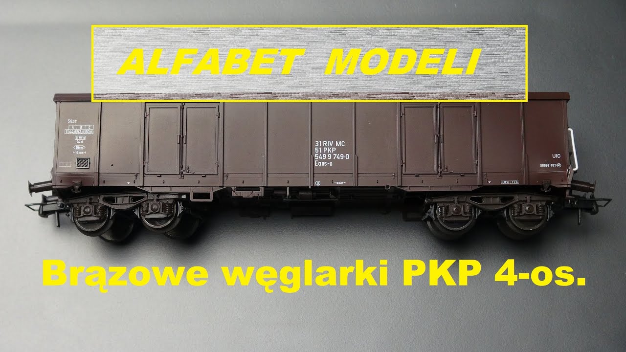 Brązowe węglarki PKP 4 os. - atlas wagonów towarowych