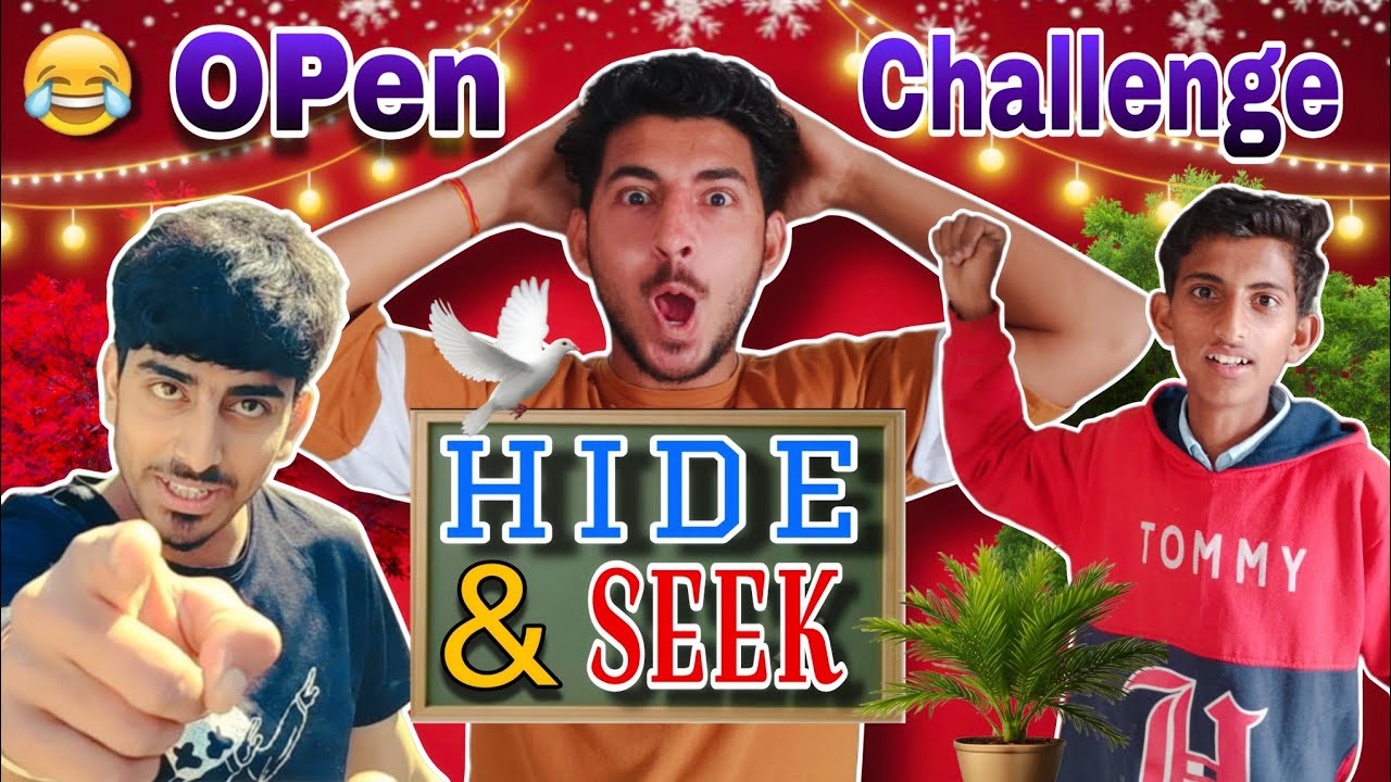 Open Challenge!! Hide and seek..🖇️☠️