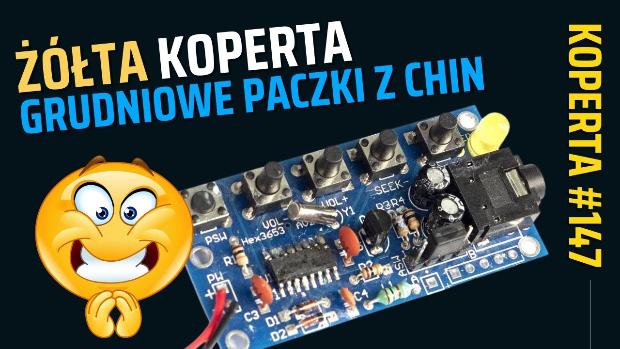 Grudniowe paczki z Chin - ŻÓŁTA KOPERTA #147