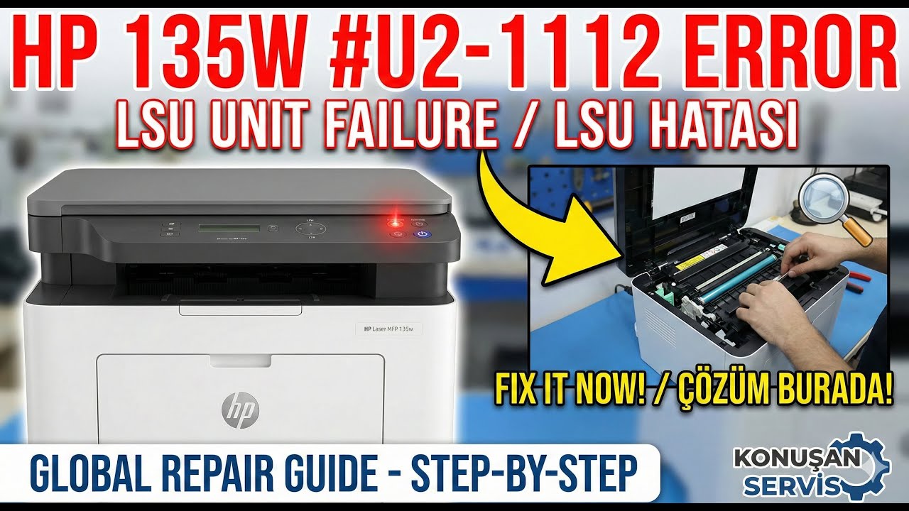 HP 135w Error 