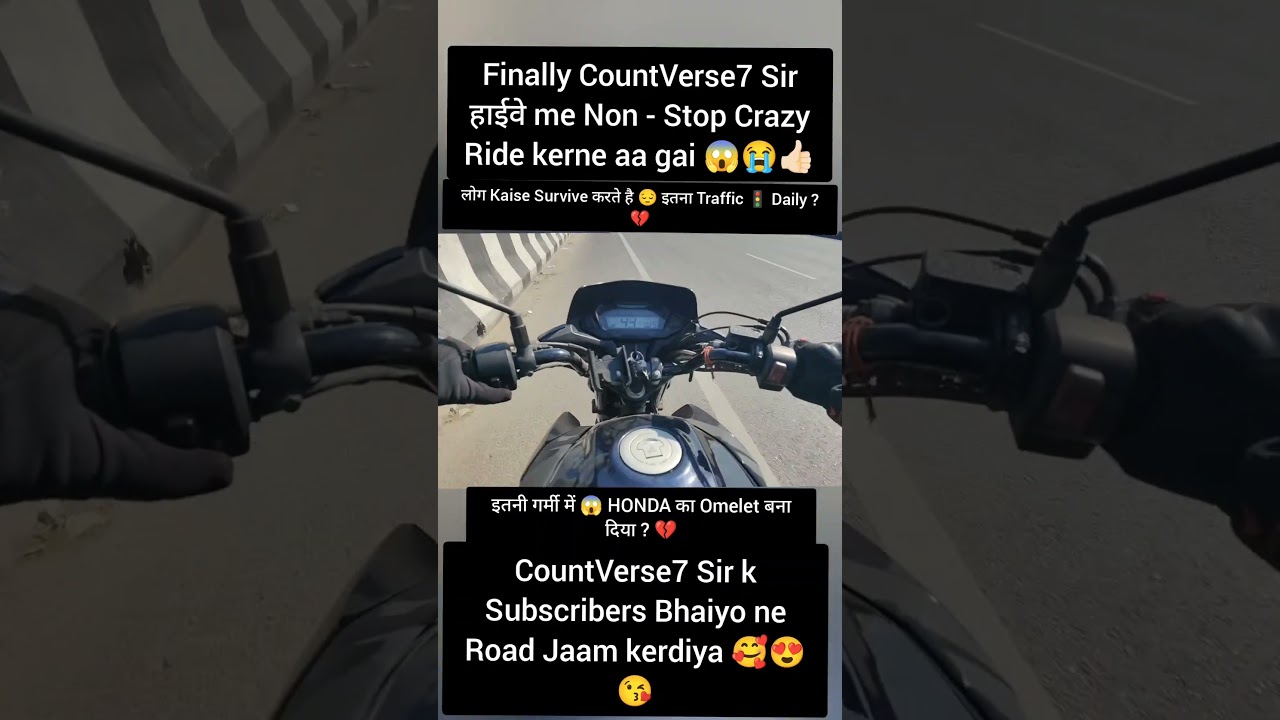 CountVerse7 Journey Non - Stop Moto Riding Vlog Part 12 | Travel Vlog #CountVerse7 #riding #motovlog