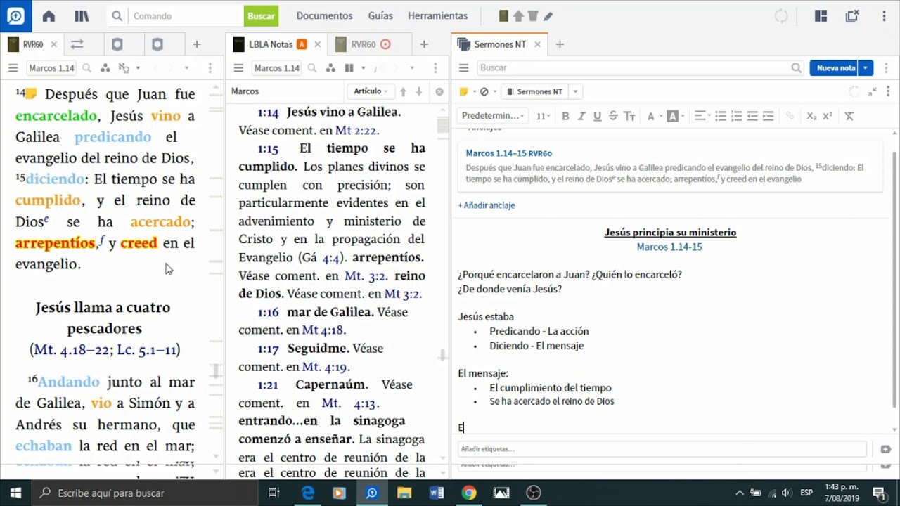 Mi estudio bíblico en Logos - #MyFavoriteLogos