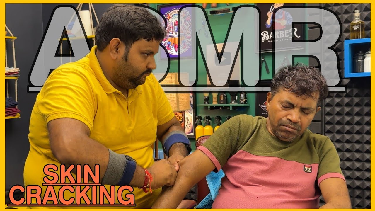 ASMR Intense Skin Crackings | Hair Cracking Head Massage by SHAMBOO💈#asmr