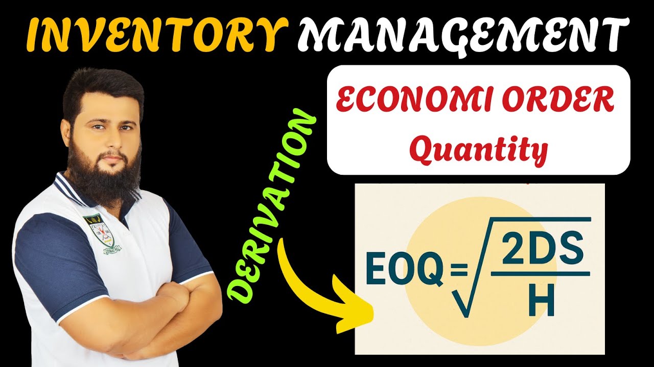 Lecture # 1 | Inventory Management | Economic Order Quantity | AMA | EOQ | ICMA