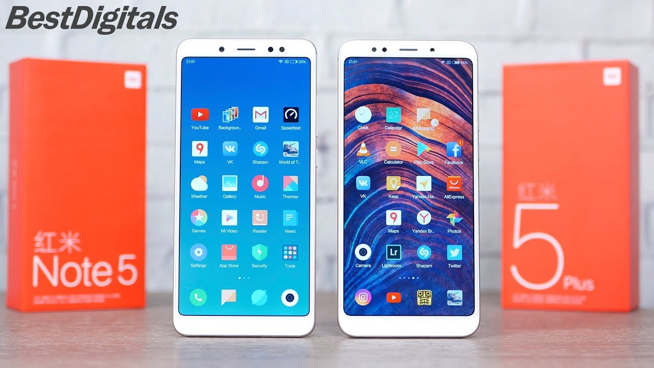Xiaomi Redmi Note 5 vs Redmi 5 Plus – какой выбрать?