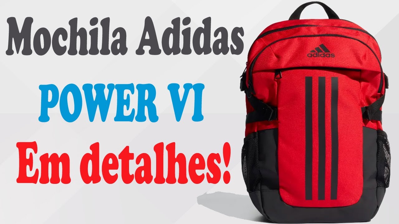 MOCHILA POWER VI ADIDAS , UNBOXING