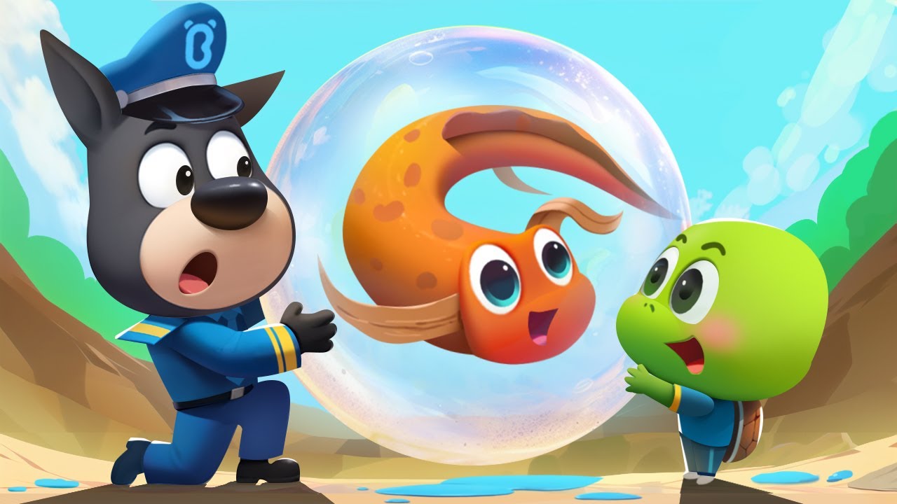 The Amazing Fish Friend | Fun Story | Kids Cartoon | Sheriff Labrador | BabyBus TV