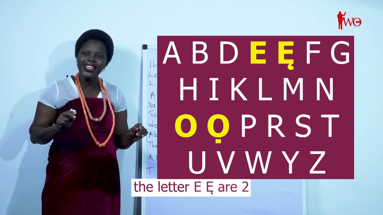 Edo Class, Lesson 1 Alphabets of Edo Language