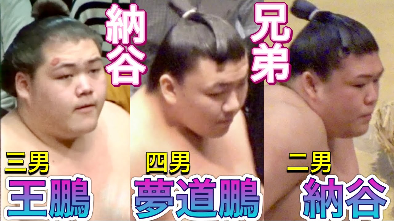 大鵬の孫✨納谷兄弟 - 王鵬 夢道鵬 納谷 《兄弟力士シリーズ》【大相撲令和7年1月場所】4日目 2025/1/15 初場所 [JAN 2025 DAY4]