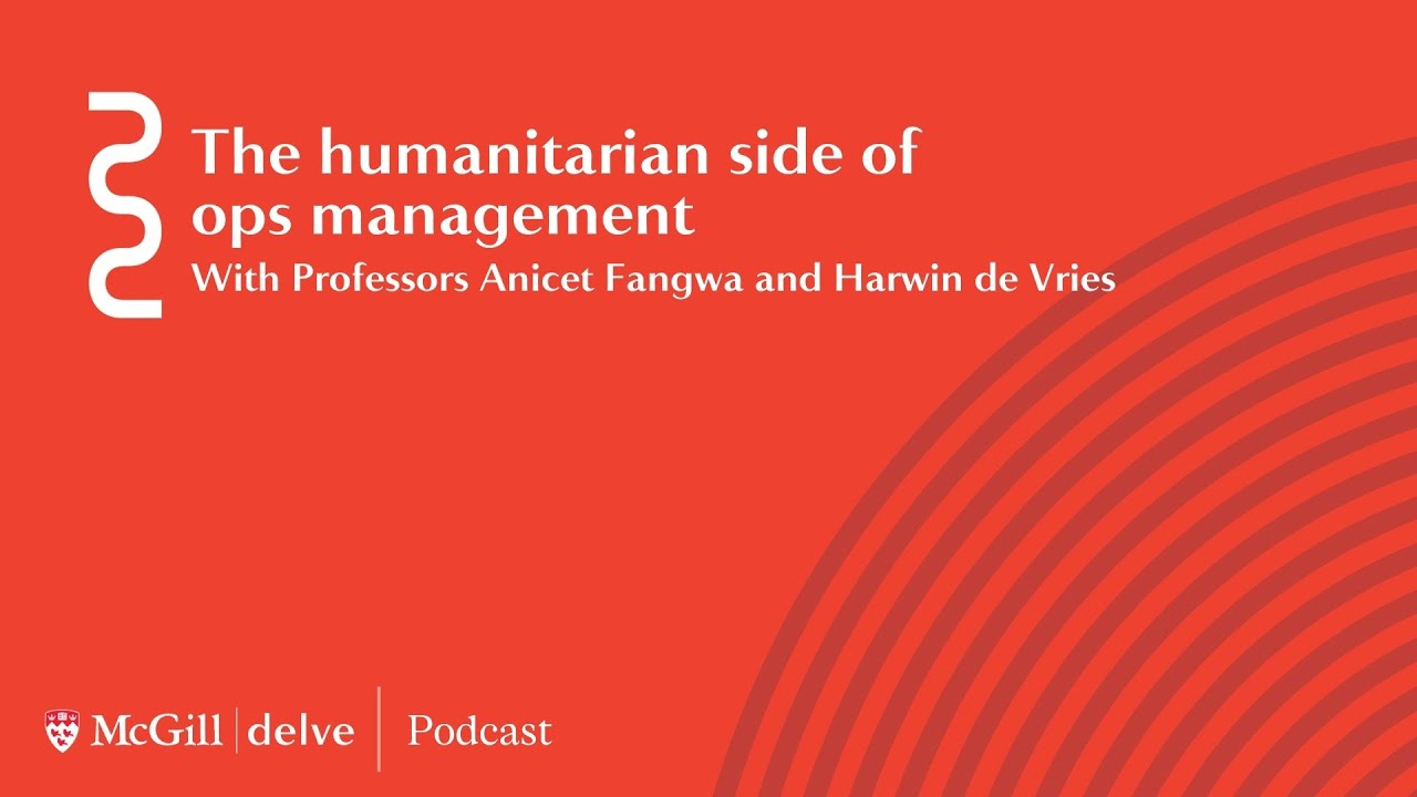 The humanitarian side of ops management