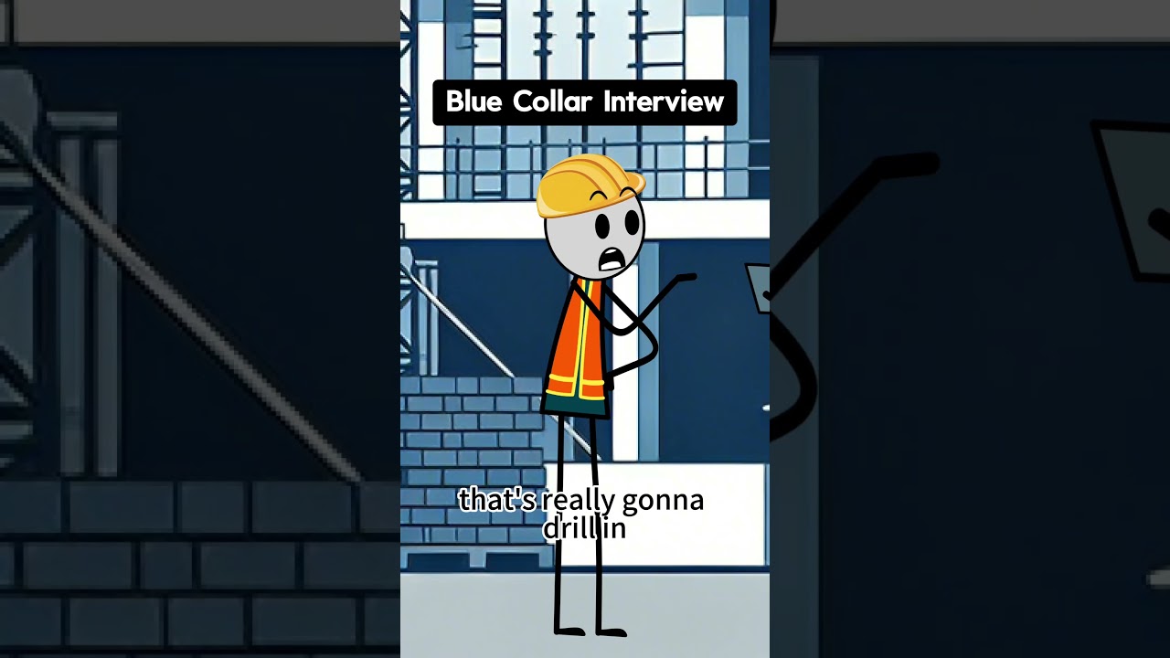 Blue collar interview #animation #funny #comedy #work #worklife #bluecollar #funnyvideo #job