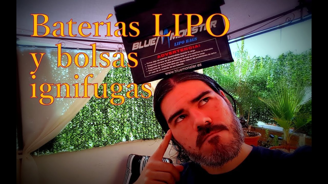 HeavyDron Maniac: baterías LIPO y bolsas ignifugas