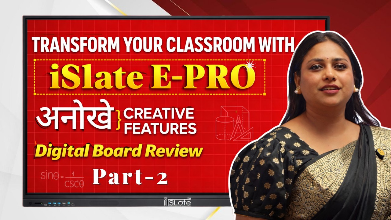 Best Interactive Flat Panel for Teaching | Digital Board for Classroom | iSLate E-PRO #digitalboard