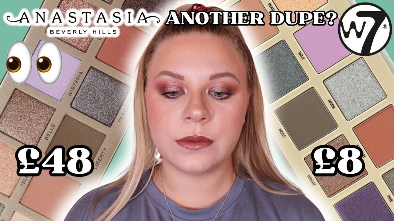 ANOTHER DUPE?? | W7 MOONGLADE VS ABH NOUVEAU 👀 | makeupwithalixkate
