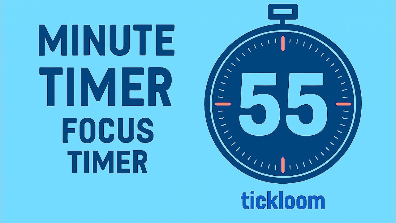 Fifty five minutes countdown timer 
