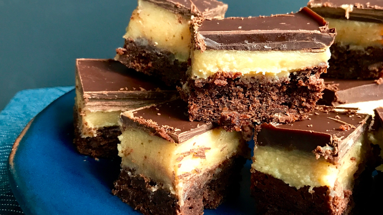 Millionaires choc chip brownie.