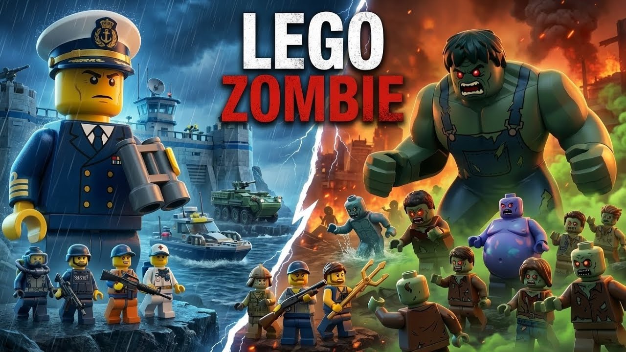 Zombie Plague: Harbor of the Damned | LEGO Zombie Animation | Full Episode 5