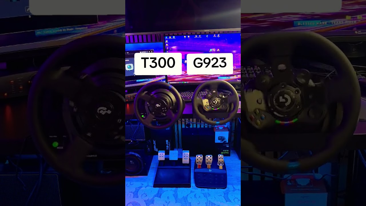 Kalibracja Thrustmaster T300 RS i Logitech G923 #Thrustmastert300rs #logitechg923