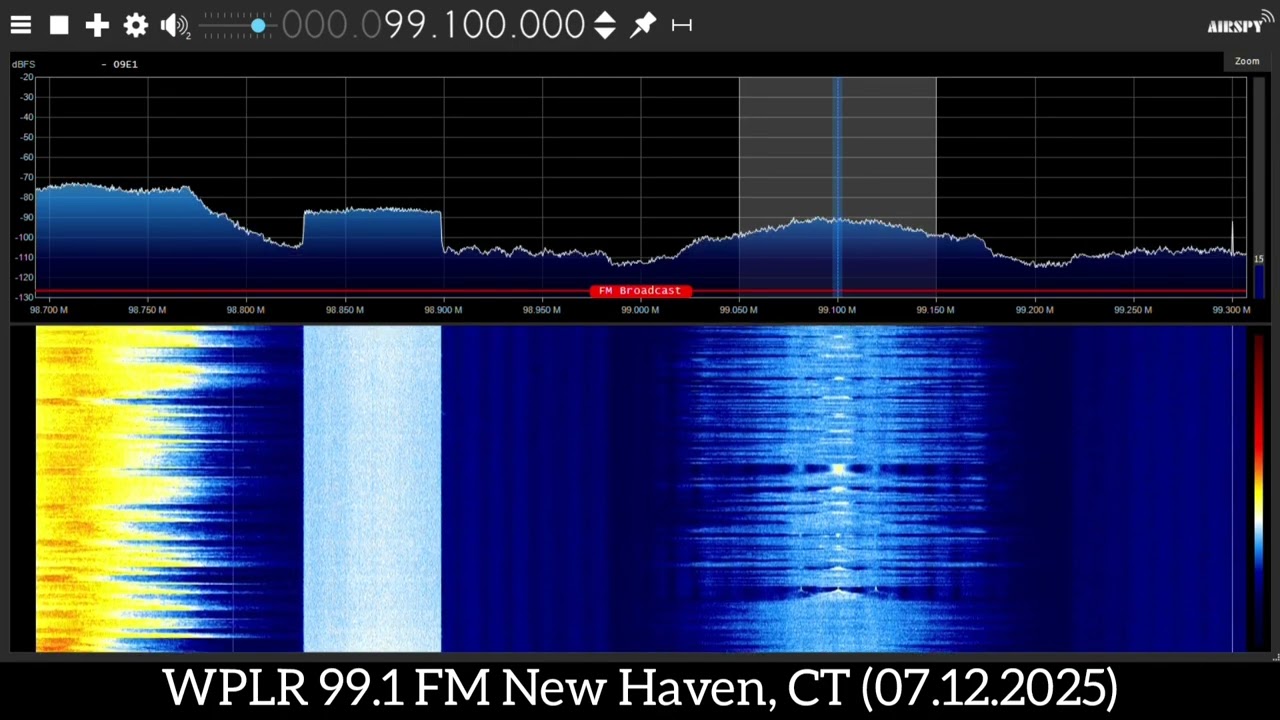 WPLR 99.1 FM New Haven, CT (07.12.2025)