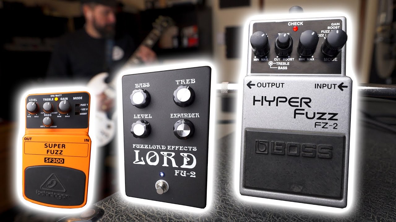 Fuzzlord FU-2 против Boss FZ-2 против Behringer SF300 — Hyperfuzz Shootout