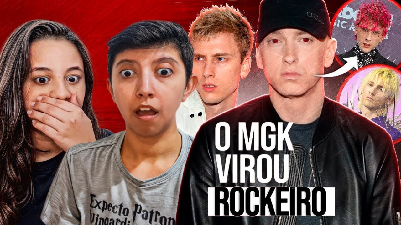 Como EMINEM DESTRUIU a CARREIRA do MACHINE GUN KELLY? (No rap) | Vitruviano React