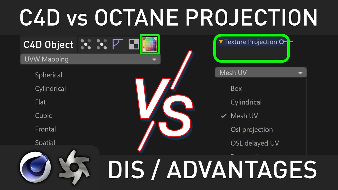 Silverwing: I wish I knew this! Octane Projection vs C4D Projection