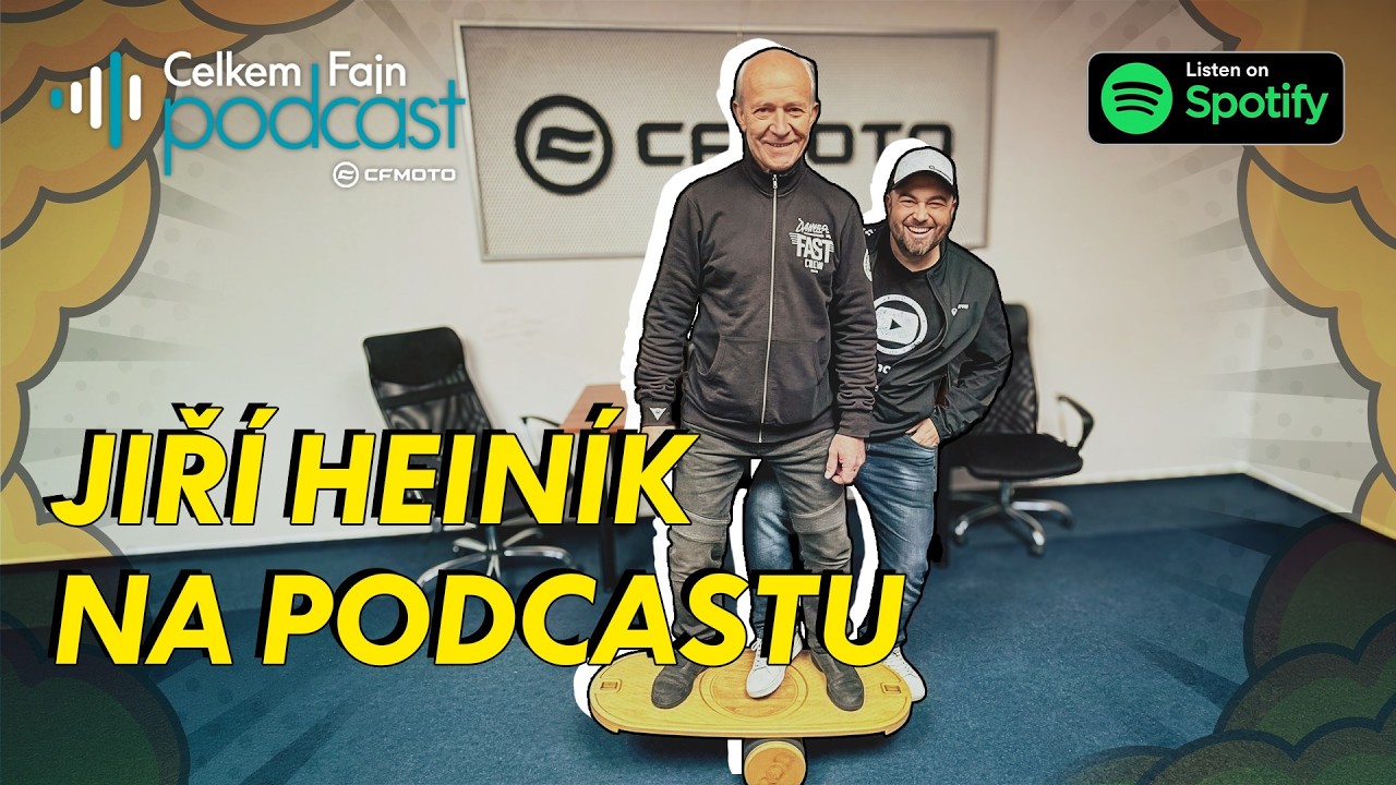 CFMOTO 🎙 Podcast | Legenda Jiří Heiník v Celkem Fajn 🎙️ Podcastu👌