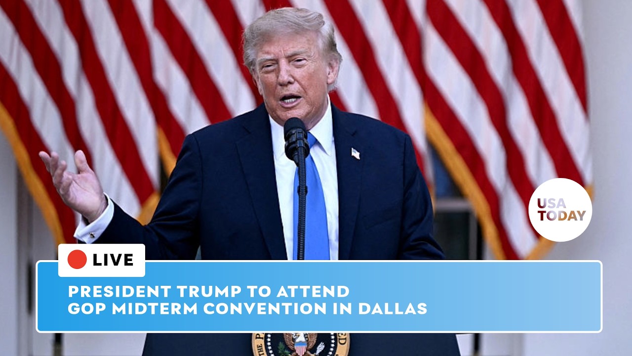 Live: Trump to deliver Republican midterm convention speech