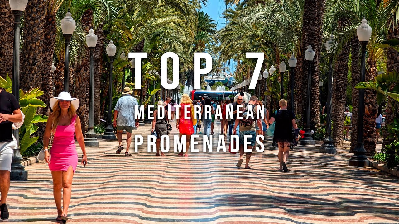 7 Best Mediterranean Promenades in Spain 🇪🇸 | 4K Travel Guide