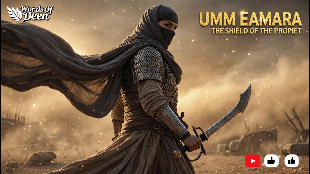 Nusaybah bint Ka’ab | The Shield of Uhud — First Female Warrior of Islam | Islamic History